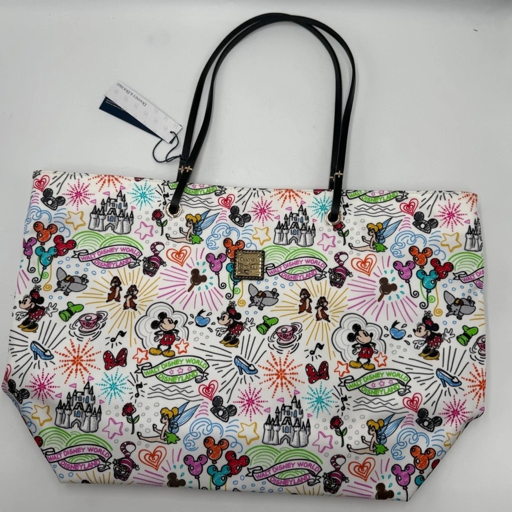 Disney Colorful Character Tote Bag